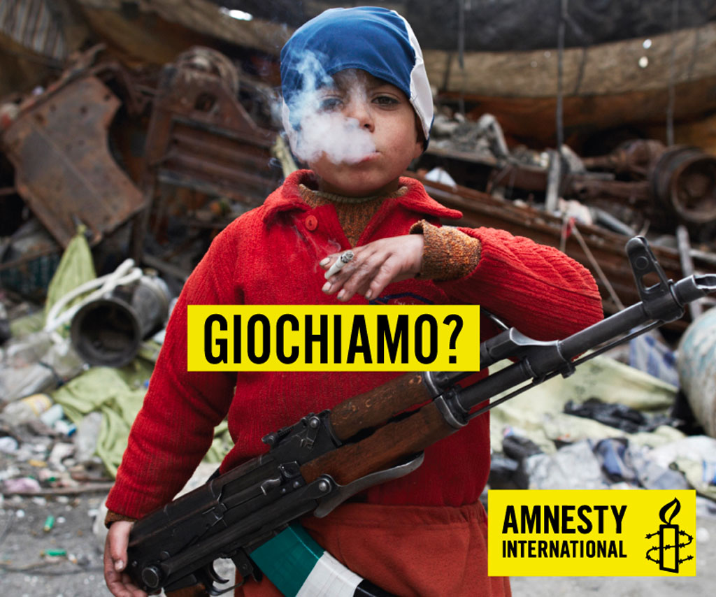 Campagna di sensibilizzazione, Amnesty International.